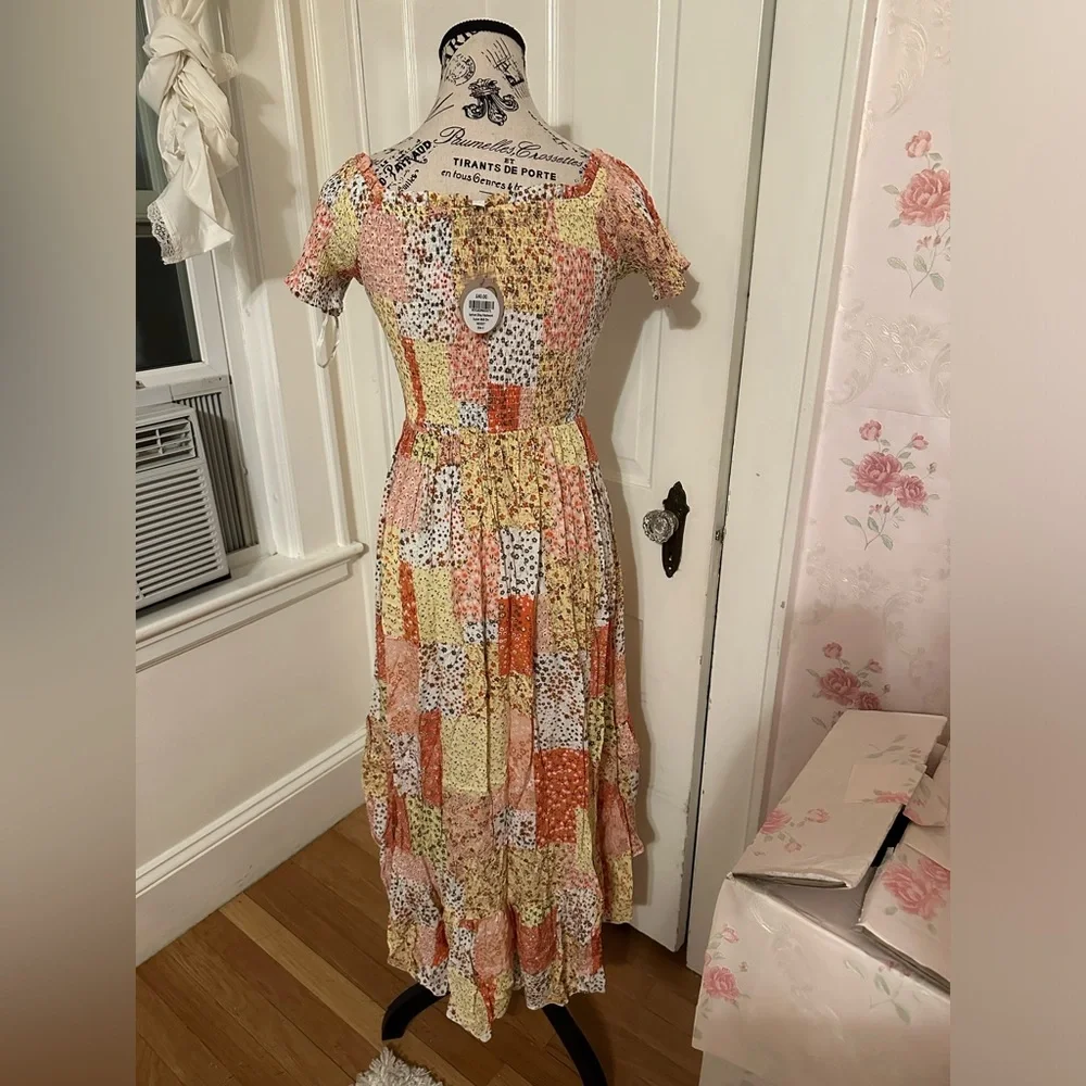 Patchwork Dress 🍁🍂🌞 - Picture 2 of 3
